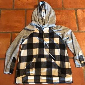 Plaid hoodie